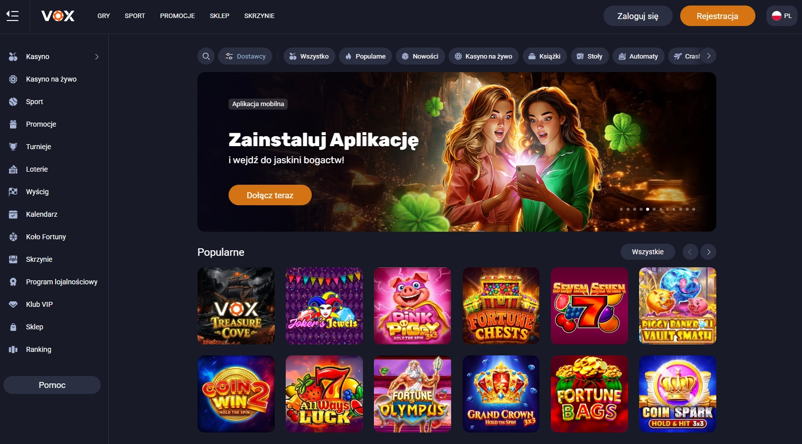Program VIP i lojalnościowy Vox Casino PL