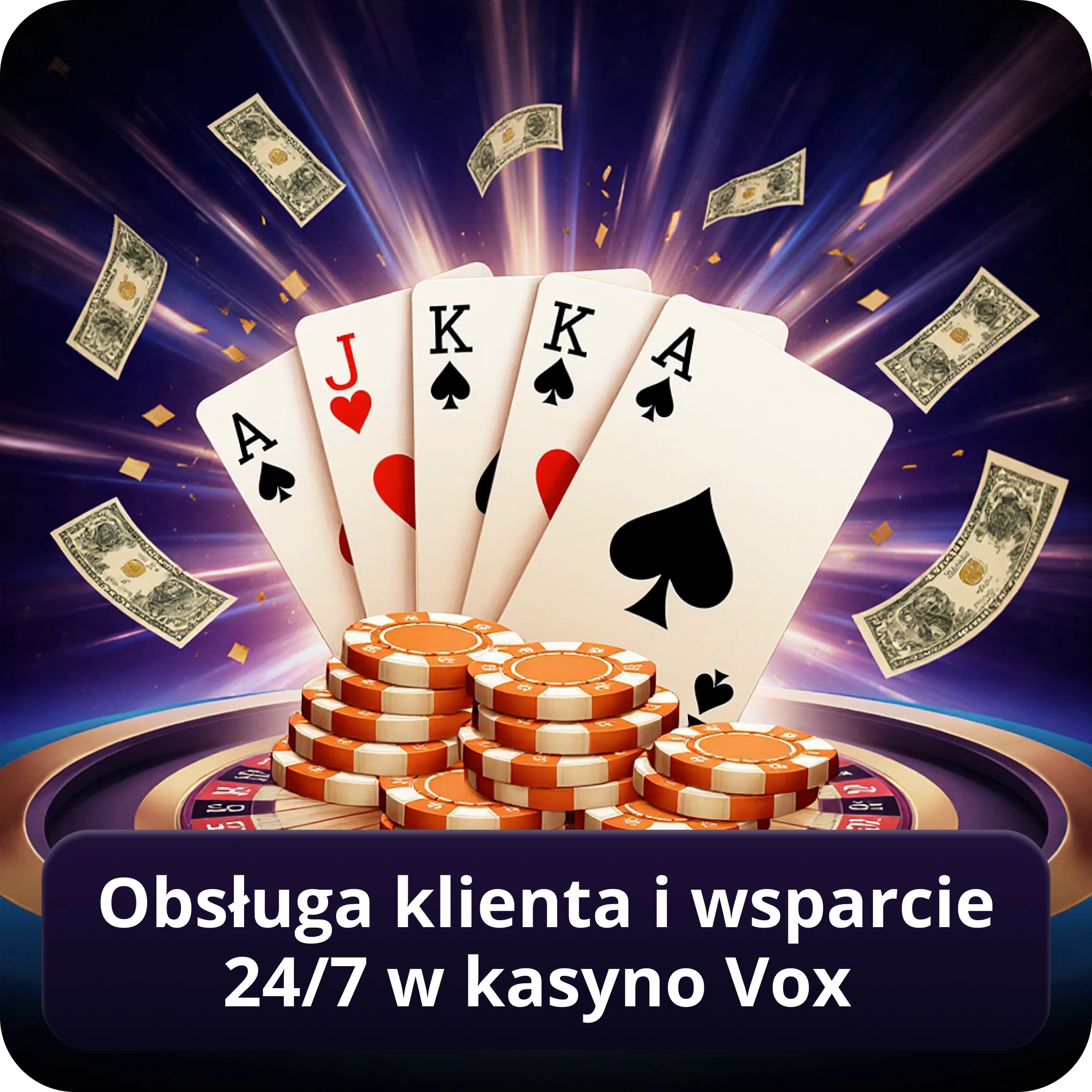 Obsługa klienta i wsparcie 24/7 w Kasyno Vox